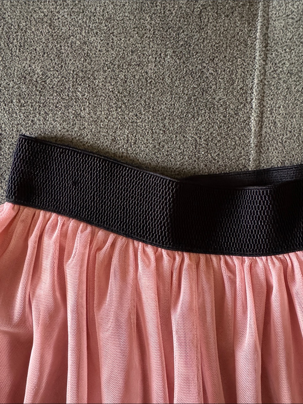 Pink High-Low Tulle Skirt - Picture 5 of 6